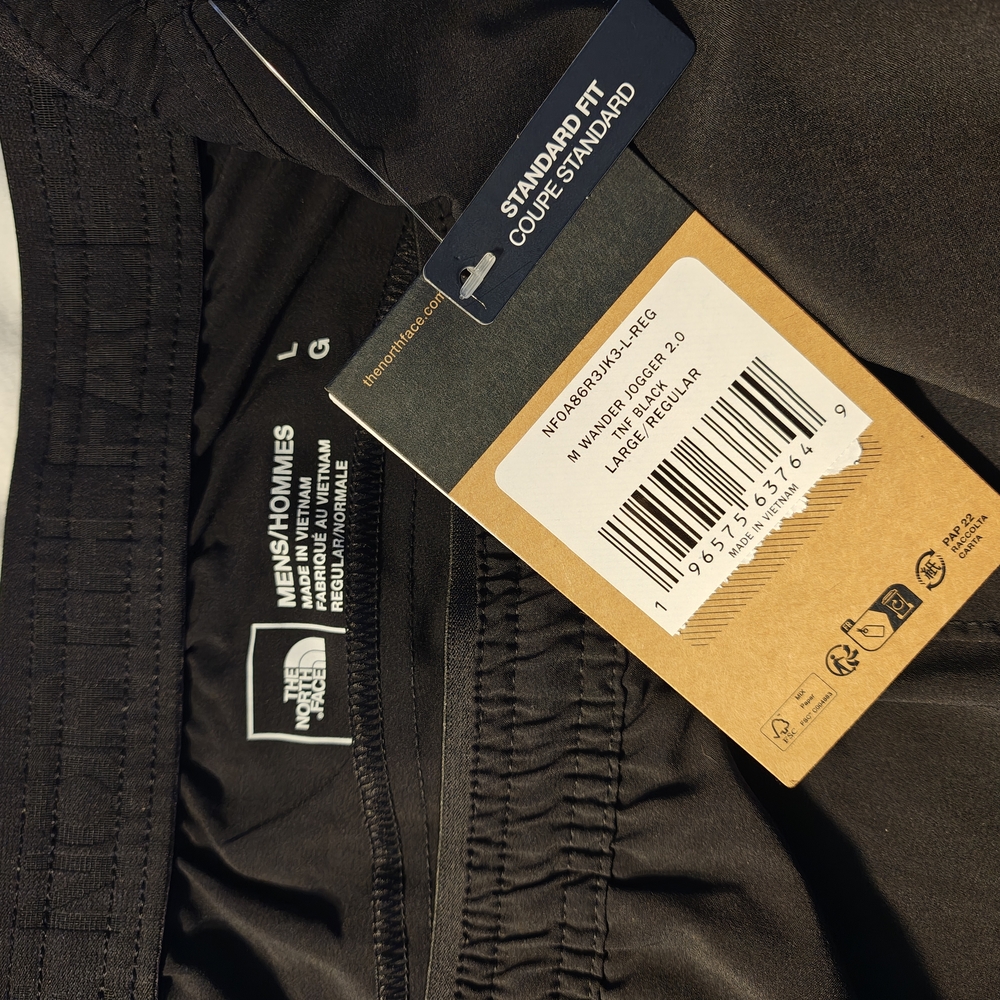 The North Face Black Wander 2.0 Joggers - Picture 3 of 3